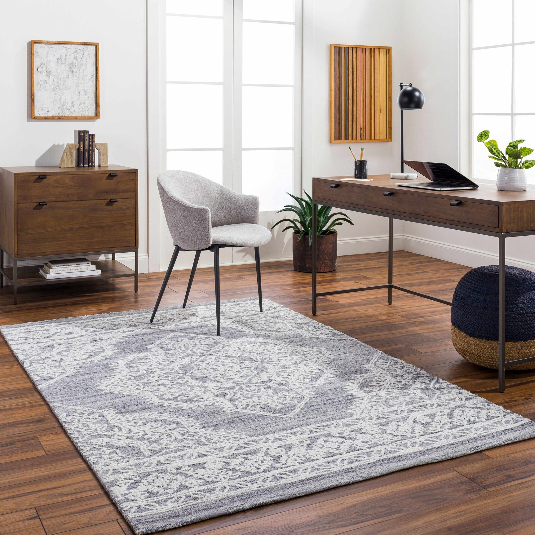 Denae Blue Area Rug - Clearance - Ornate Home