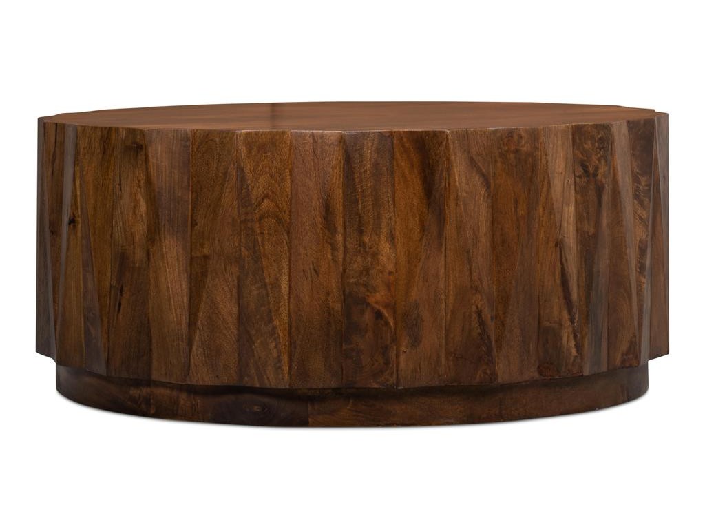 Denali Brown Round Cocktail Table - Ornate Home