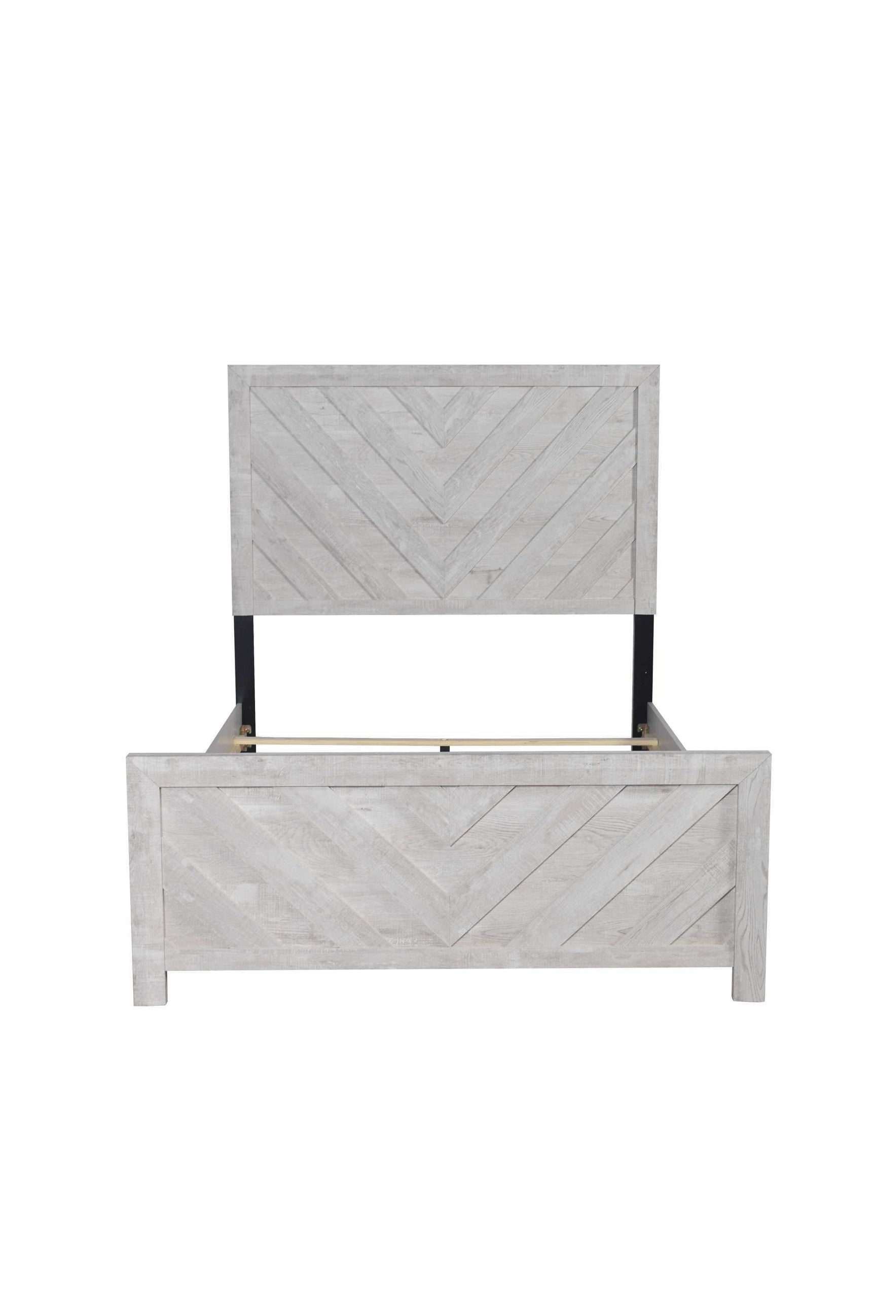 Denver Gray Full Storage Bedroom Set / 5pc - Ornate Home