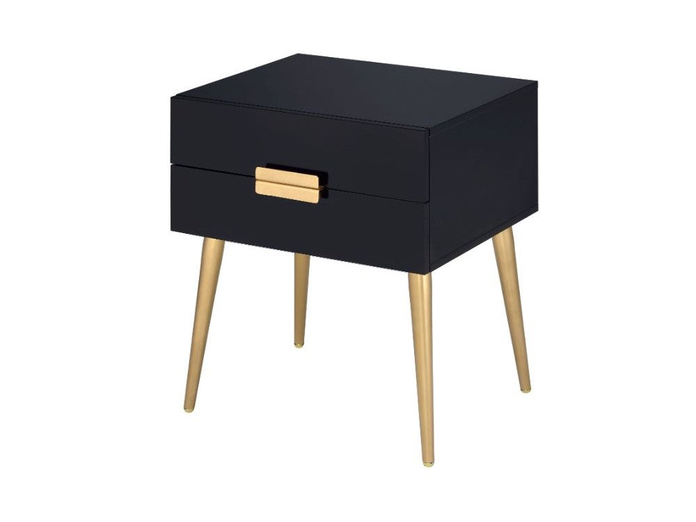 Denvor Black End Table - Ornate Home