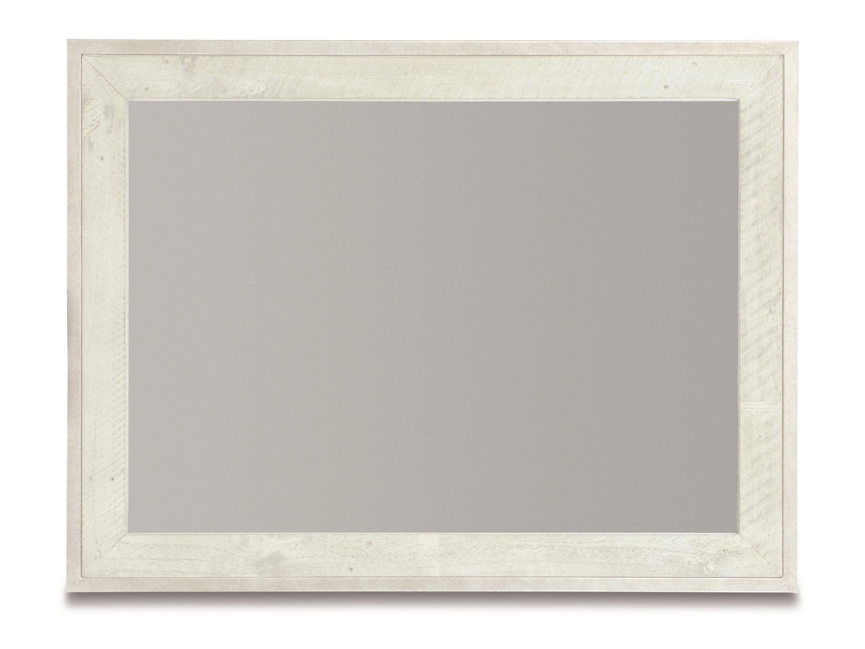 Denys Brushed White Mirror - Ornate Home