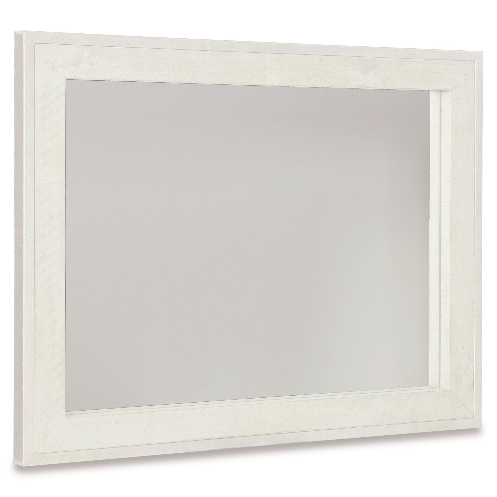 Denys Brushed White Mirror - Ornate Home