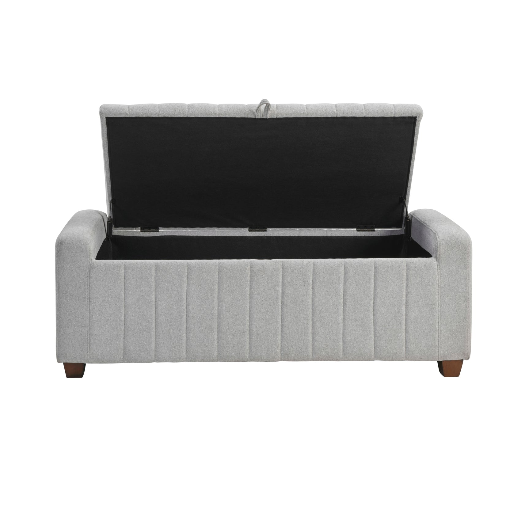 Derby Gray Storage Bench - Ornate Home