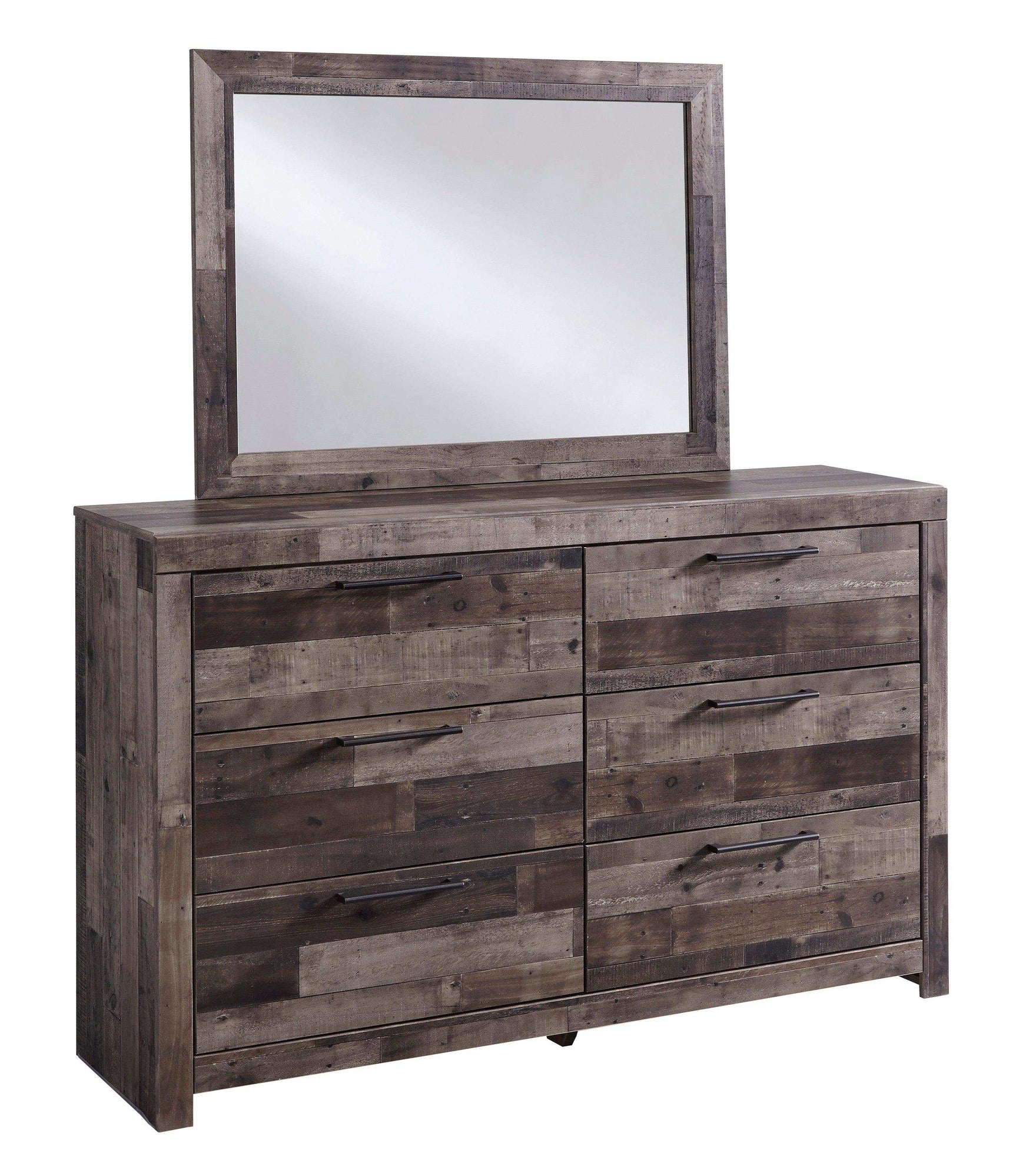 Derekson Multi Gray Dresser & Mirror (Online Special Price) - Ornate Home