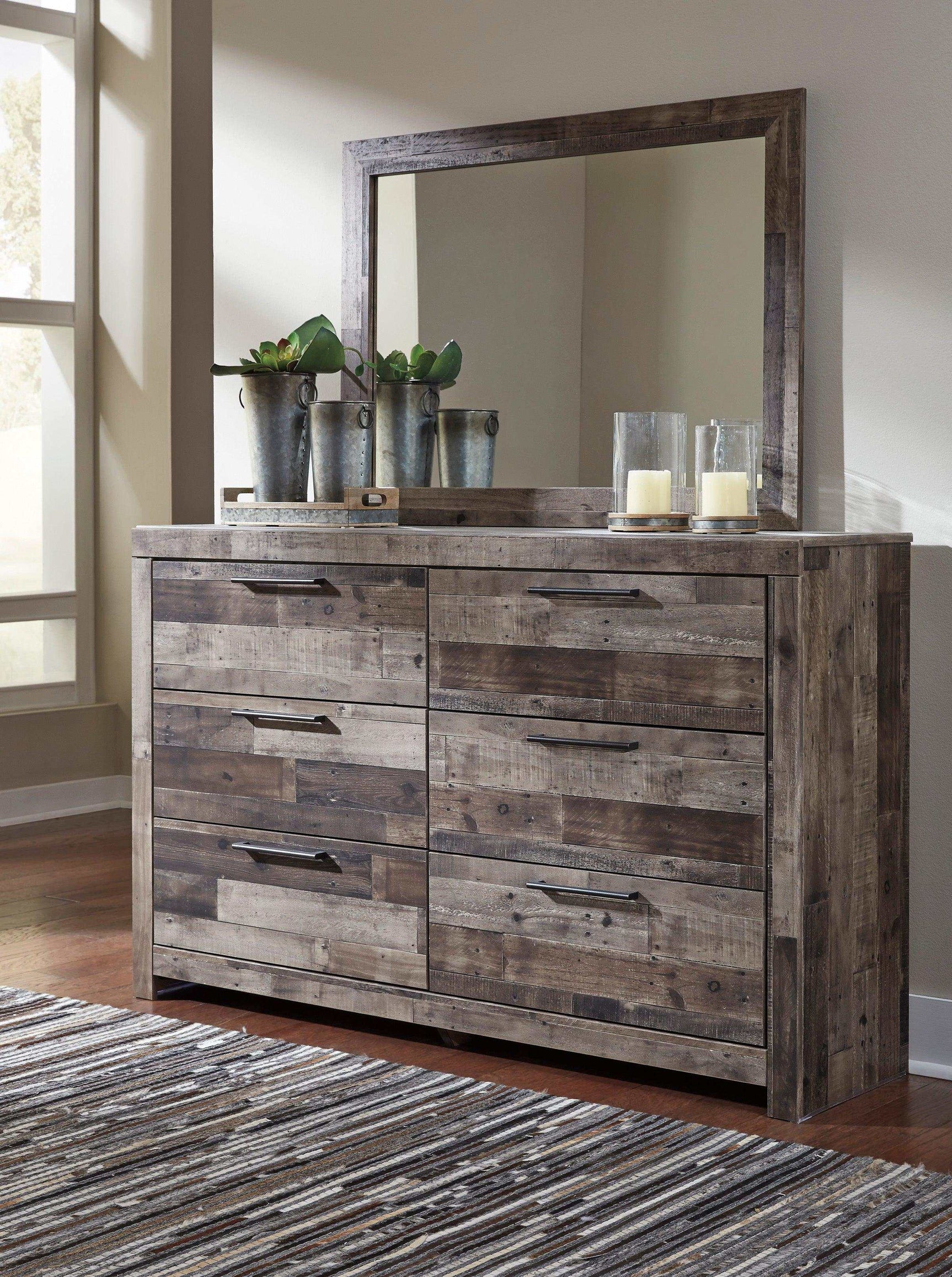 Derekson Multi Gray Queen Panel Bedroom Set / 4pc (Online Special Price) - Ornate Home