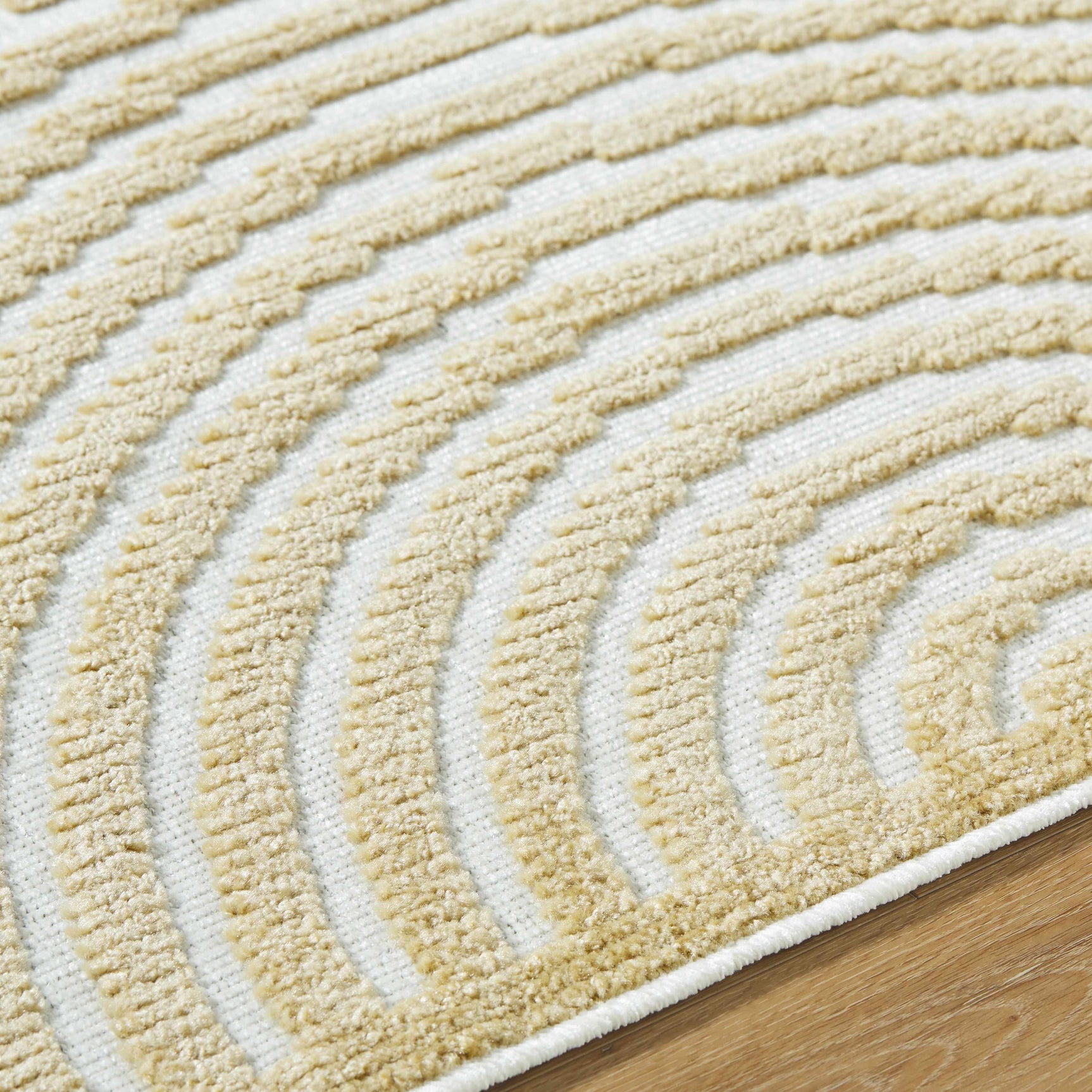 Deron Mustard Washable Area Rug - Ornate Home