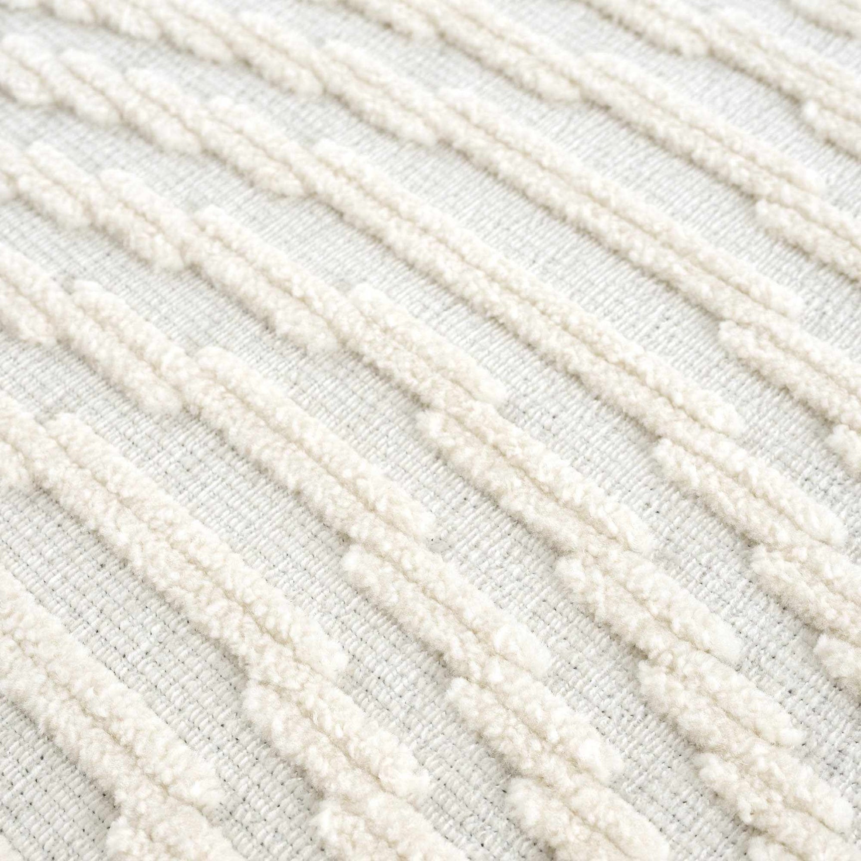 Deron White Washable 3D Rug - Ornate Home