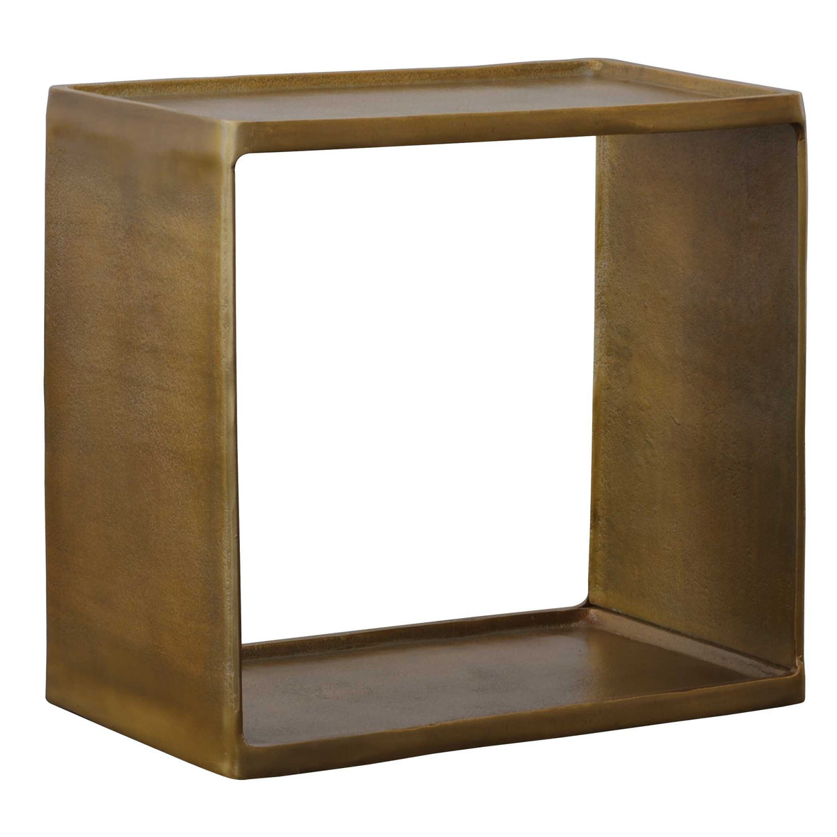 Derwent Antique Brass Side Table - Ornate Home