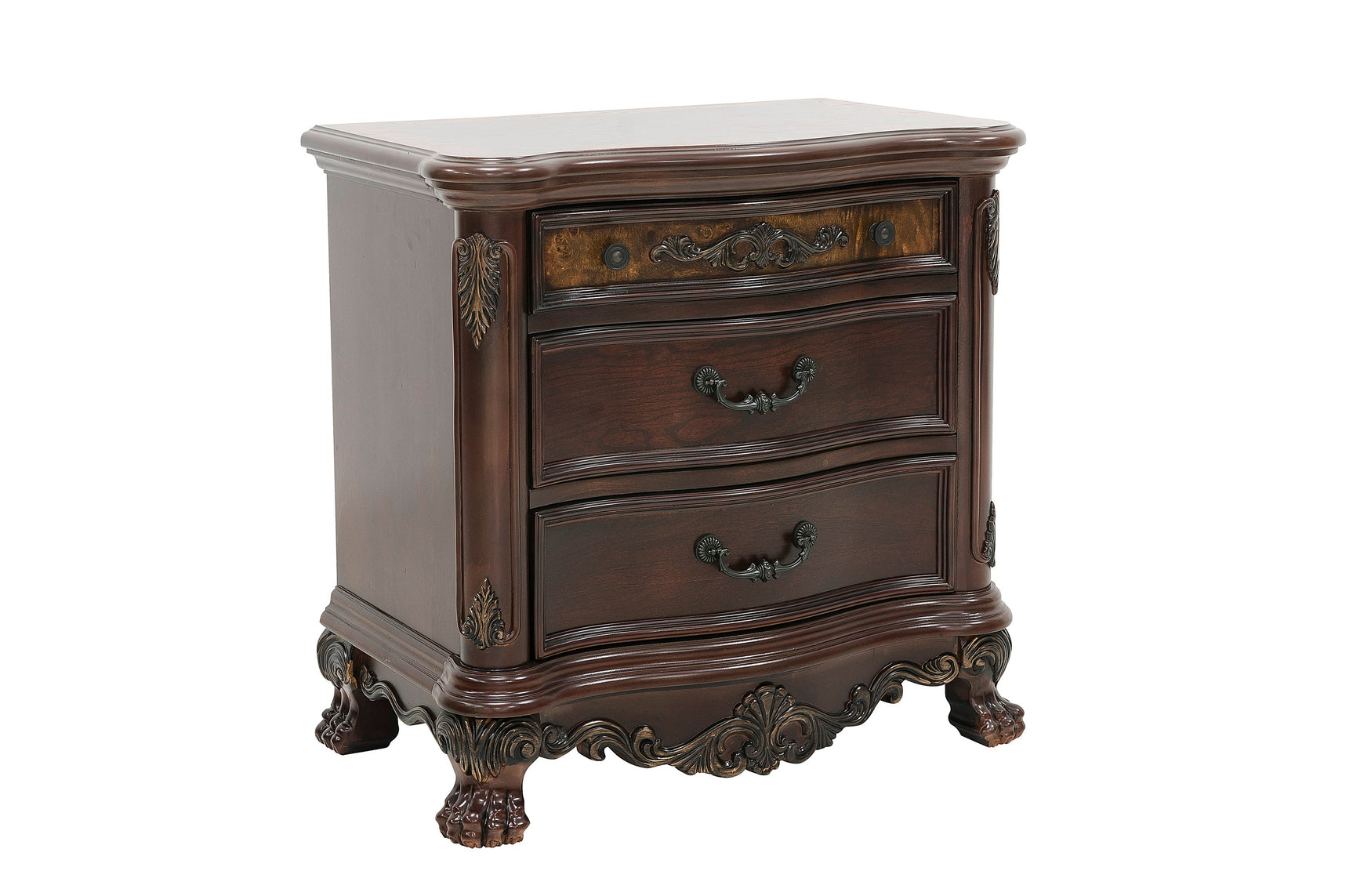 Deryn Park Cherry Nightstand - Ornate Home