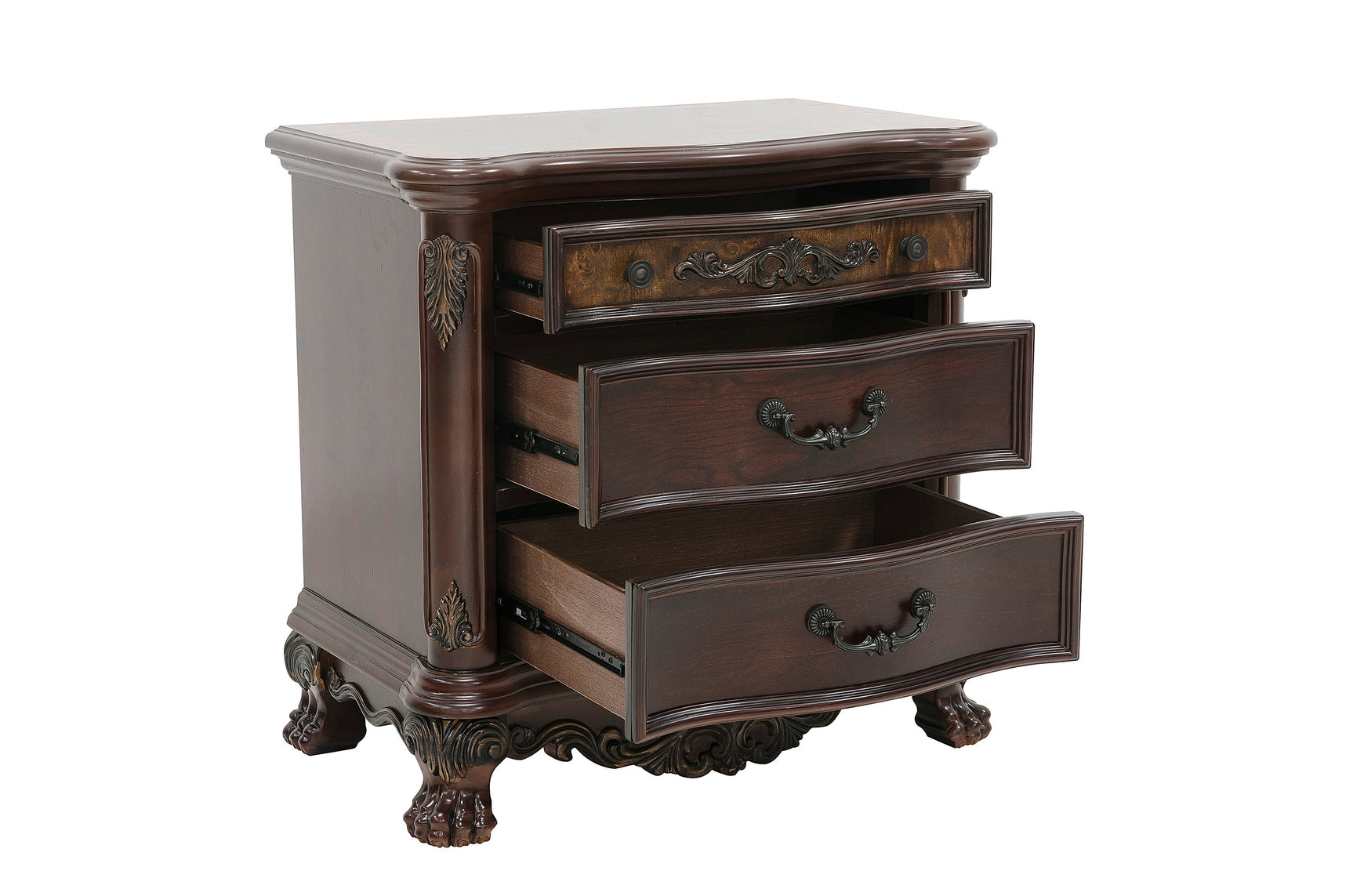 Deryn Park Cherry Nightstand - Ornate Home