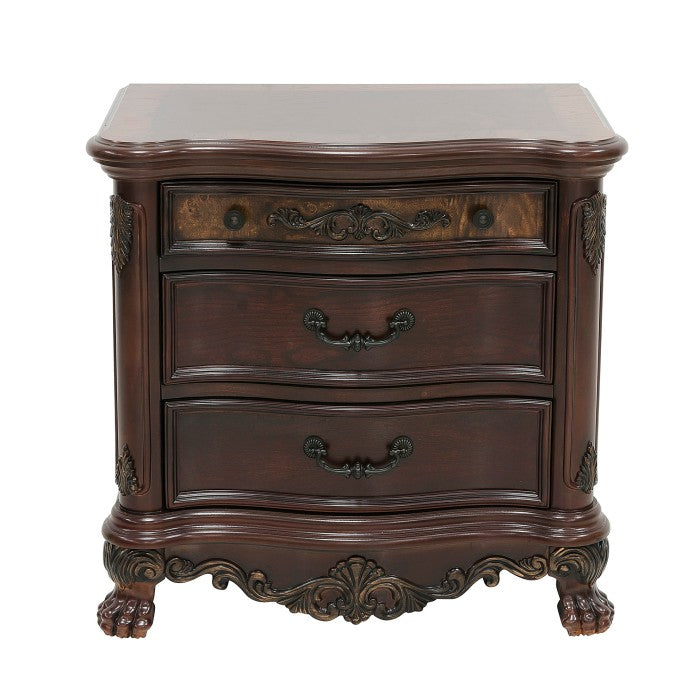 Deryn Park Cherry Nightstand - Ornate Home