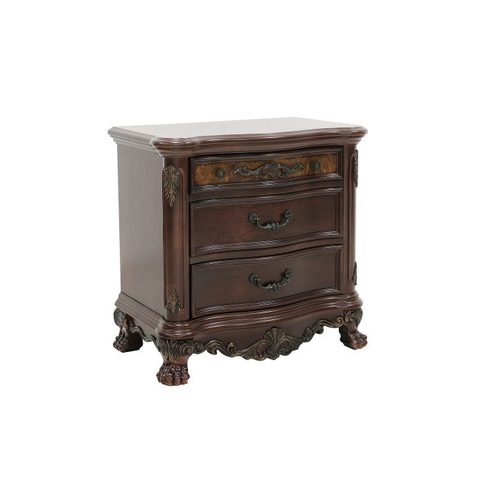 Deryn Park Cherry Nightstand - Ornate Home