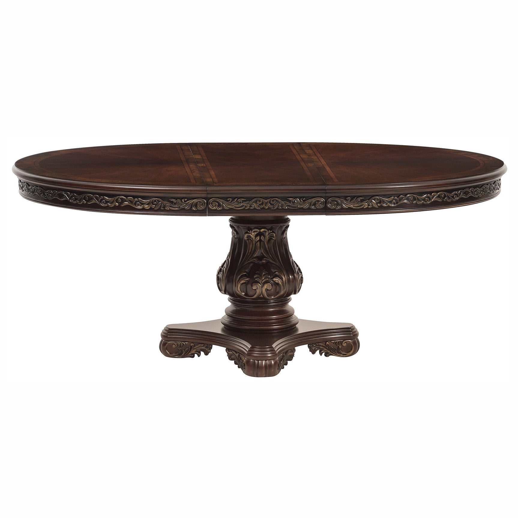 Deryn Park Cherry Round/Oval Dining Table w/ Extension - Ornate Home