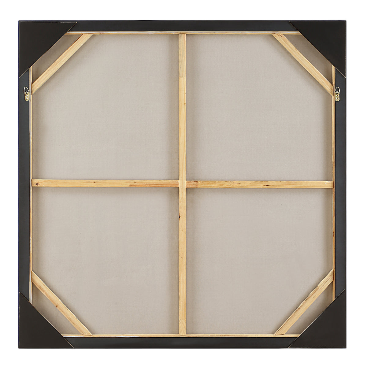 Desert Oasis Brown/Gray/White Abstract Canvas Art - Ornate Home