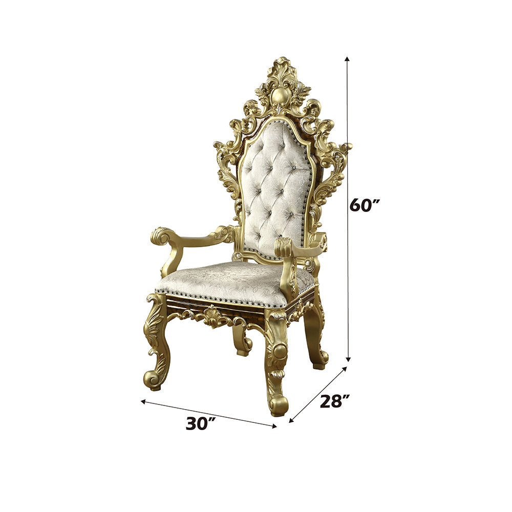 Desiderius Antique Gold Arm Chair (Set Of 2) - Ornate Home