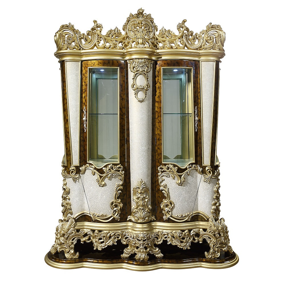 Desiderius Antique Gold Curio - Ornate Home
