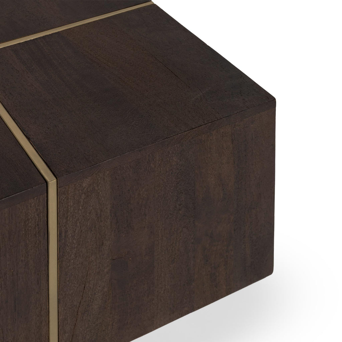 Desmond Cocoa Brown 24" Square End Table