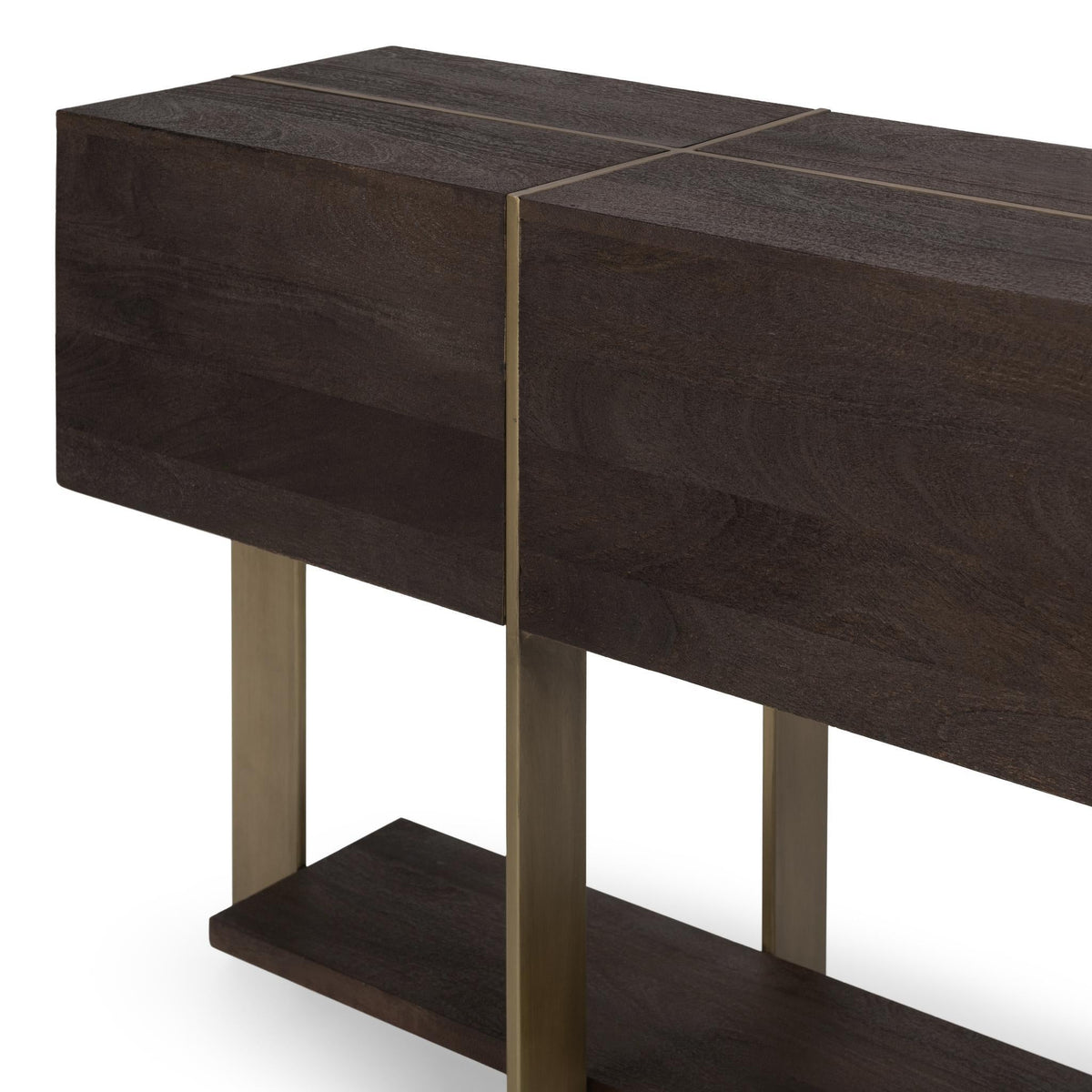 Desmond Cocoa Brown 60" Rectangular Console Table