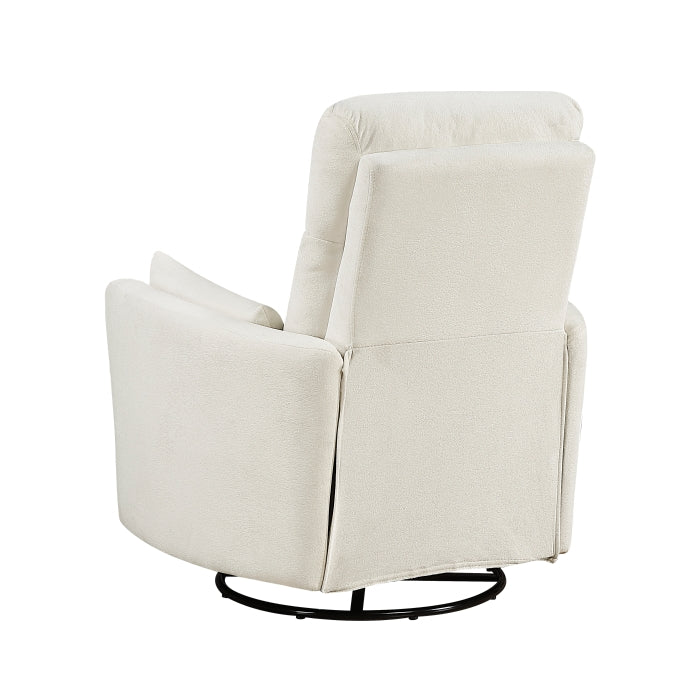 Desso Beige Swivel Glider Reclining Chair - Ornate Home