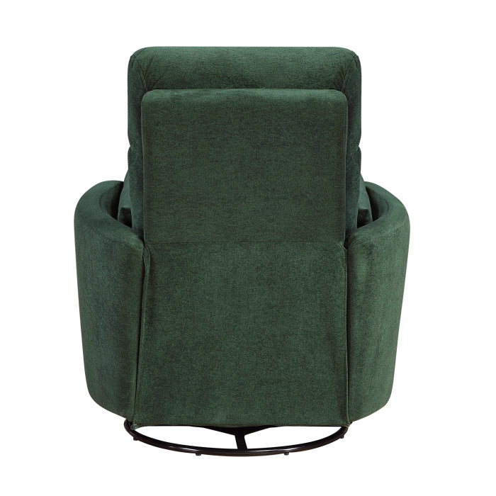 Desso Green Swivel Glider Reclining Chair - Ornate Home