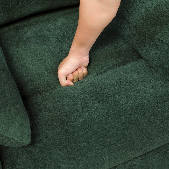 Desso Green Swivel Glider Reclining Chair - Ornate Home