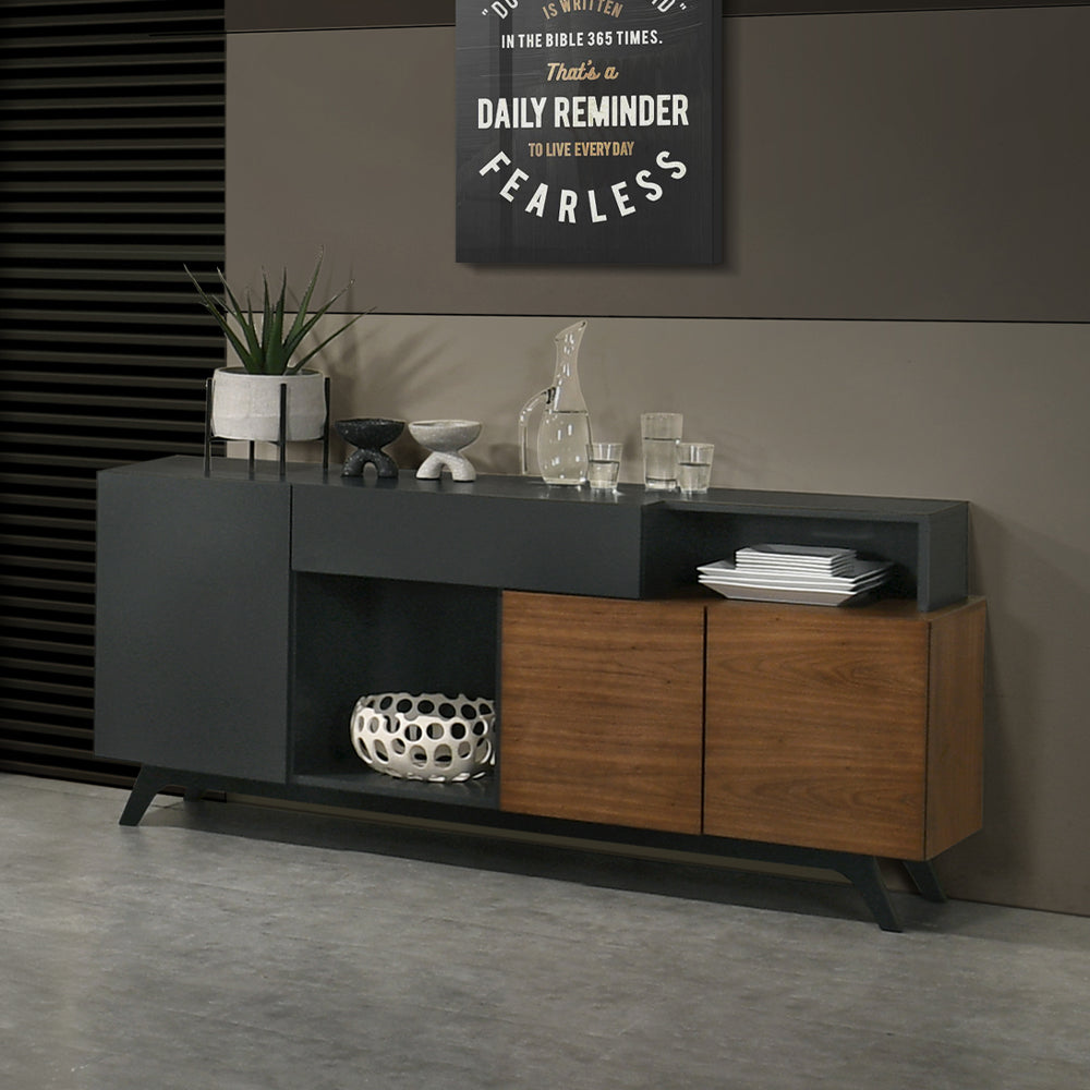 Destin Walnut Server - Ornate Home