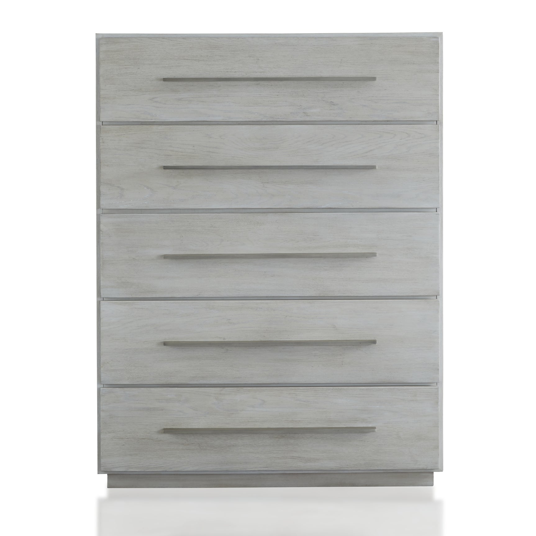 Destination Five Drawer Chest in Cotton Grey - Ornate Home