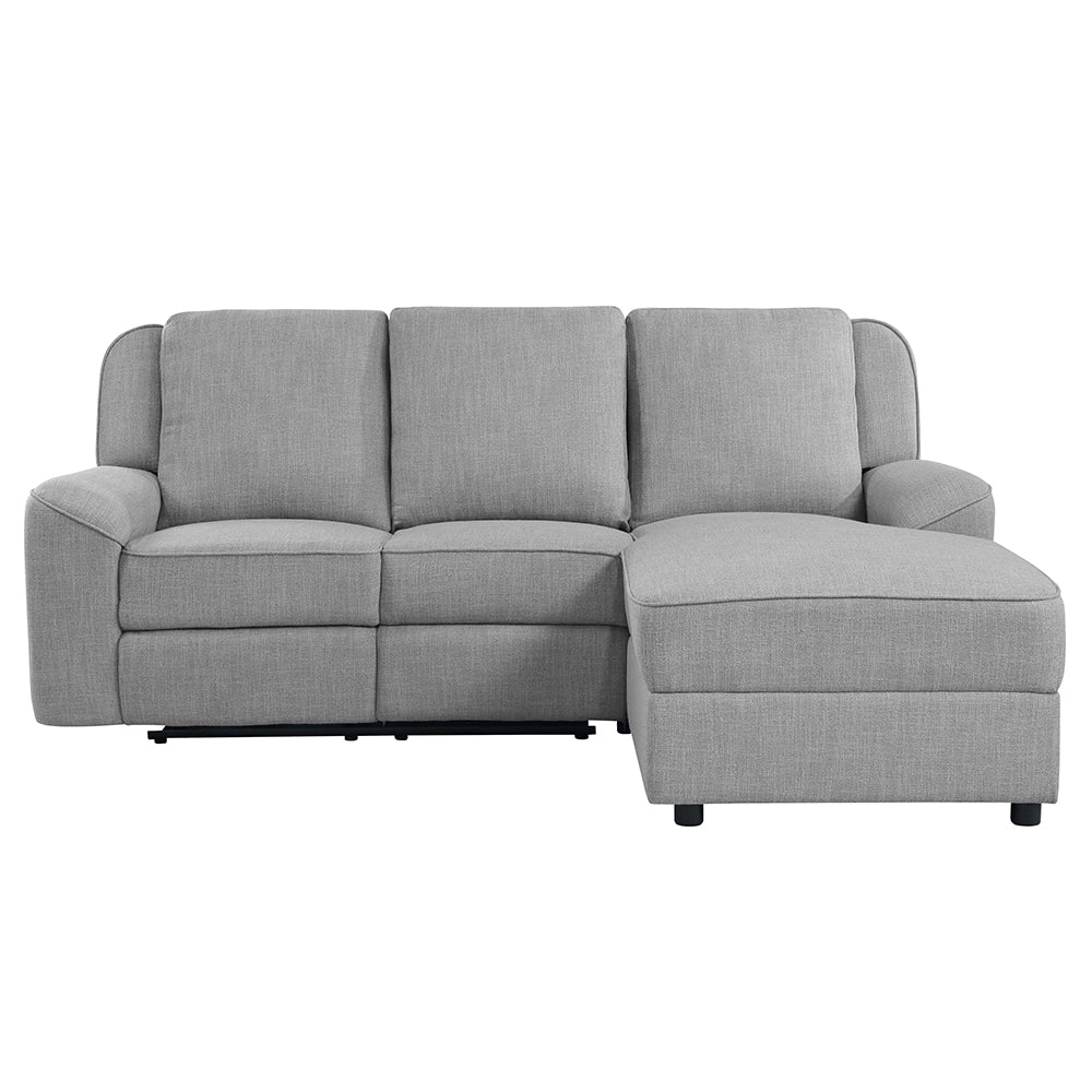 Destiny Gray Motion Sectional Sofa - Ornate Home