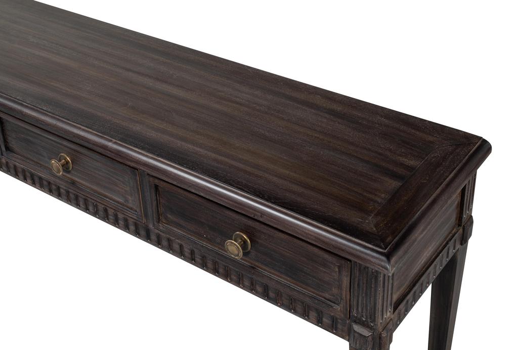 Details Brown Console Table - Ornate Home