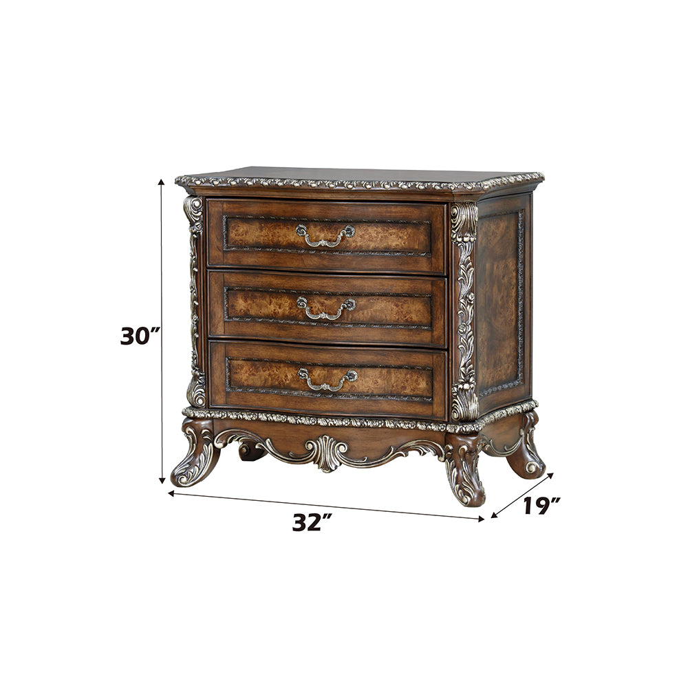 Devany Cherry Nightstand - Ornate Home