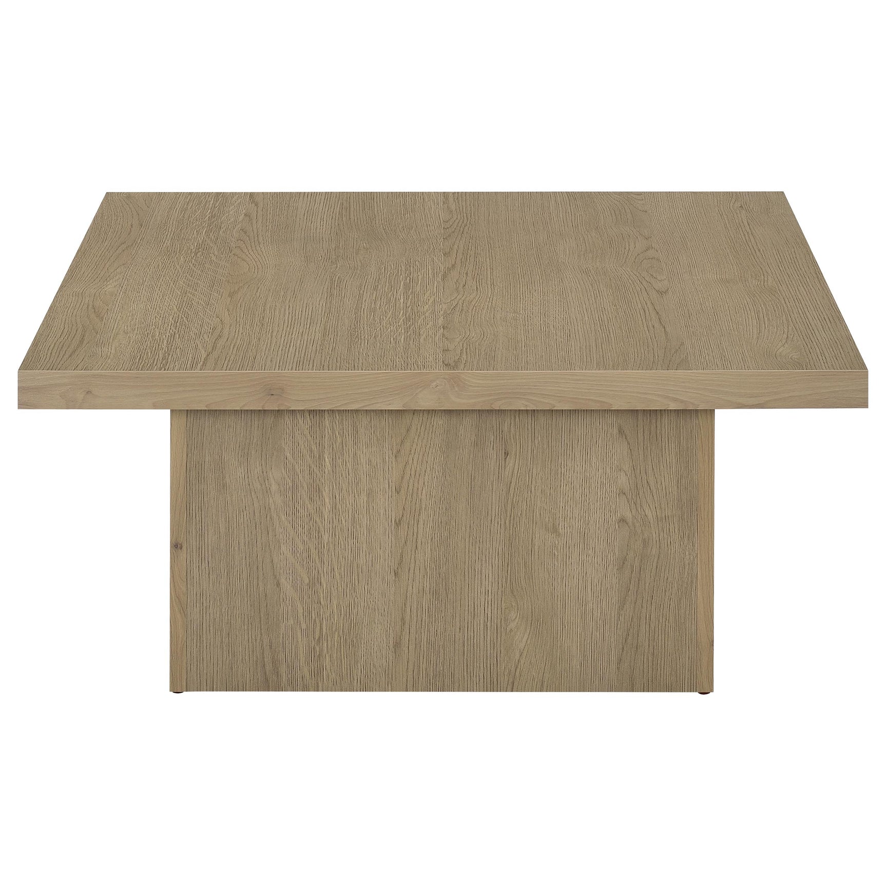 Devar Latte Square Engineered Wood Cocktail Coffee Table - Ornate Home