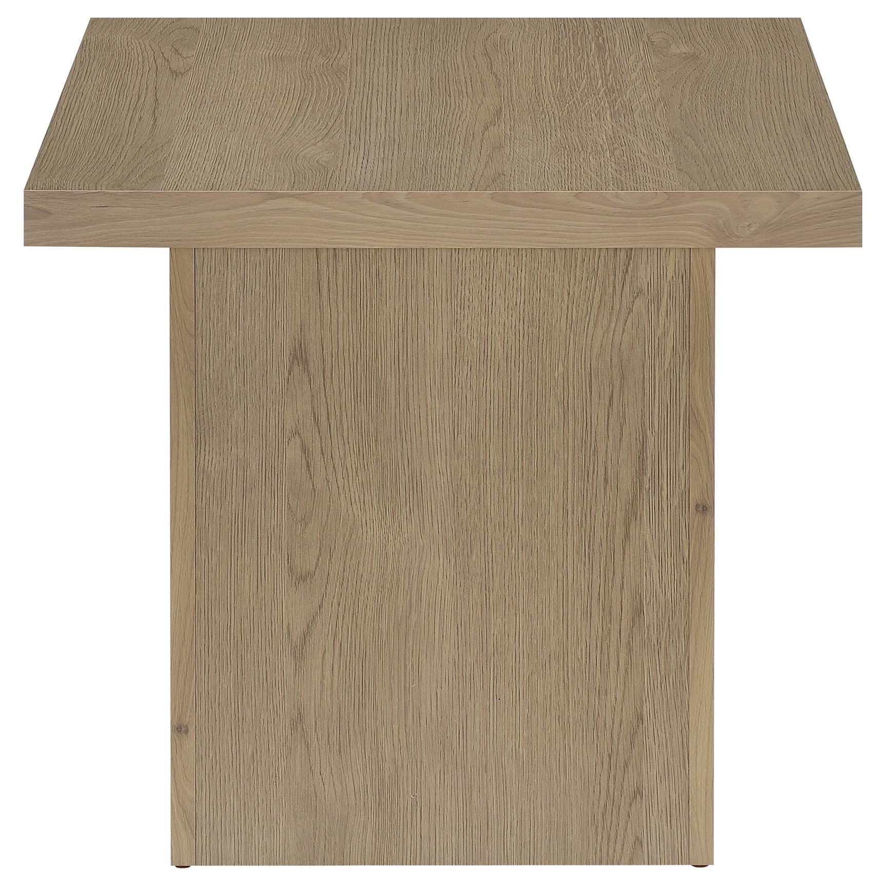 Devar Latte Square Engineered Wood Side End Table - Ornate Home