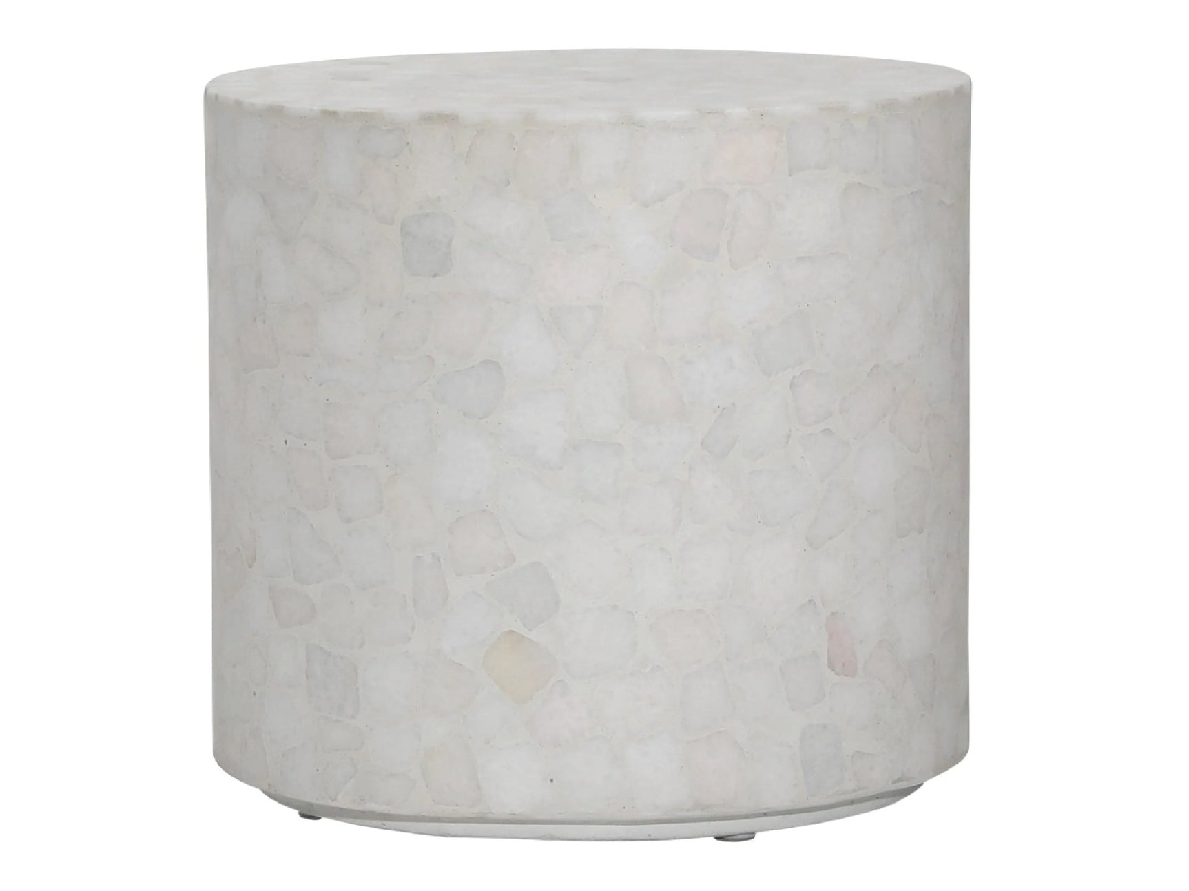 Devin Light Gray Outdoor Side Table - Ornate Home