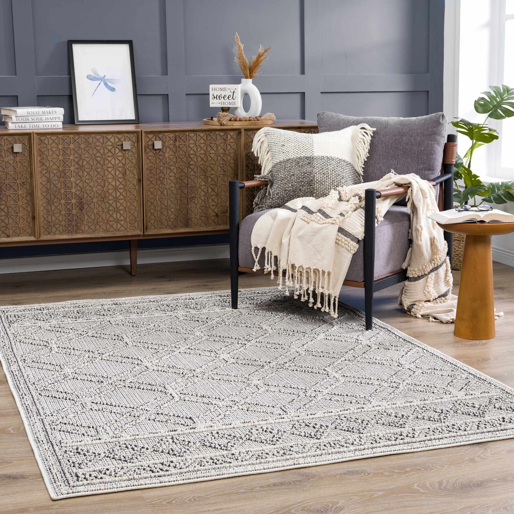 Diah Bone Area Rug - Clearance - Ornate Home