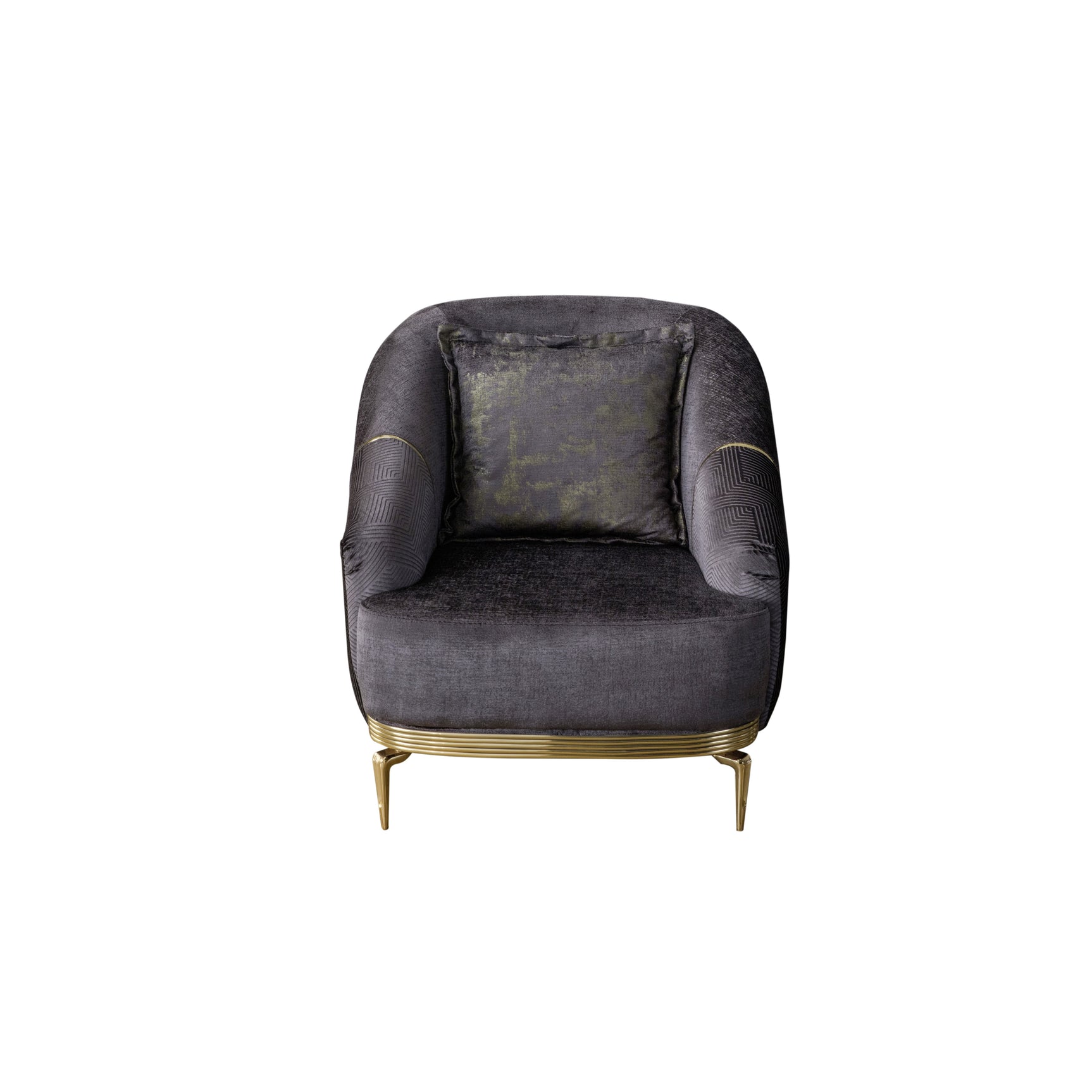 Diamond Anthracite Chair - Ornate Home