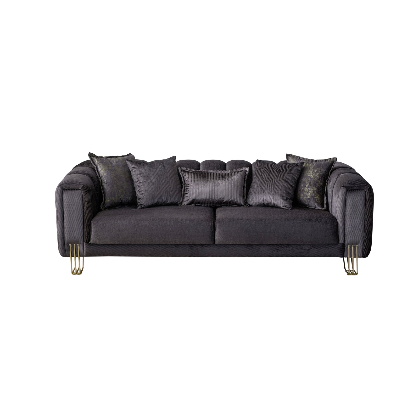 Diamond Anthracite Sofa - Ornate Home