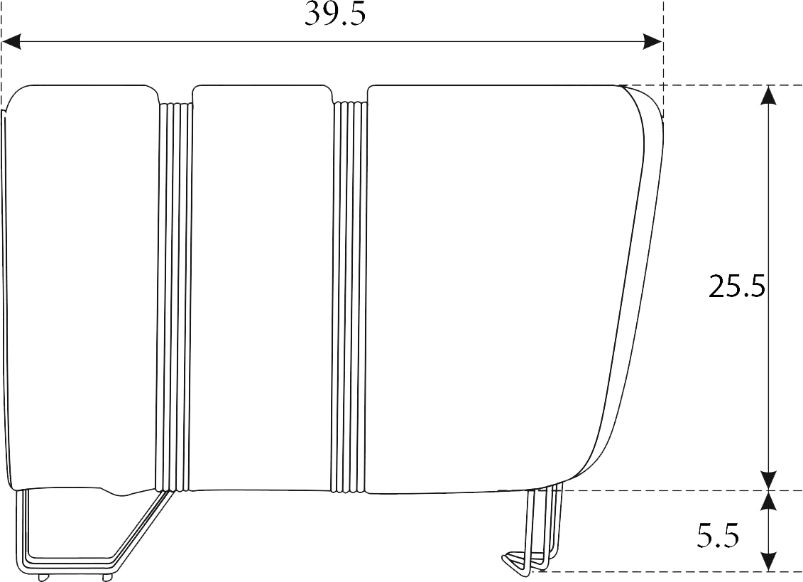 Diamond Black 2-Piece Living Room Set - Ornate Home