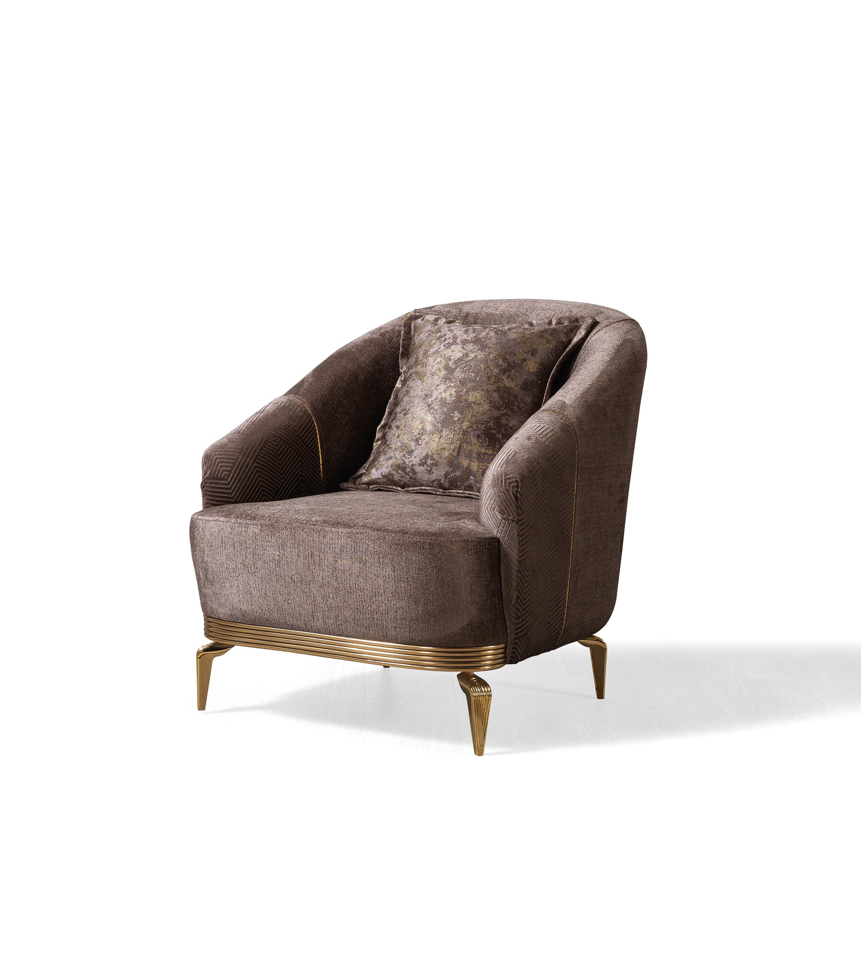 Diamond Brown Chair - Ornate Home