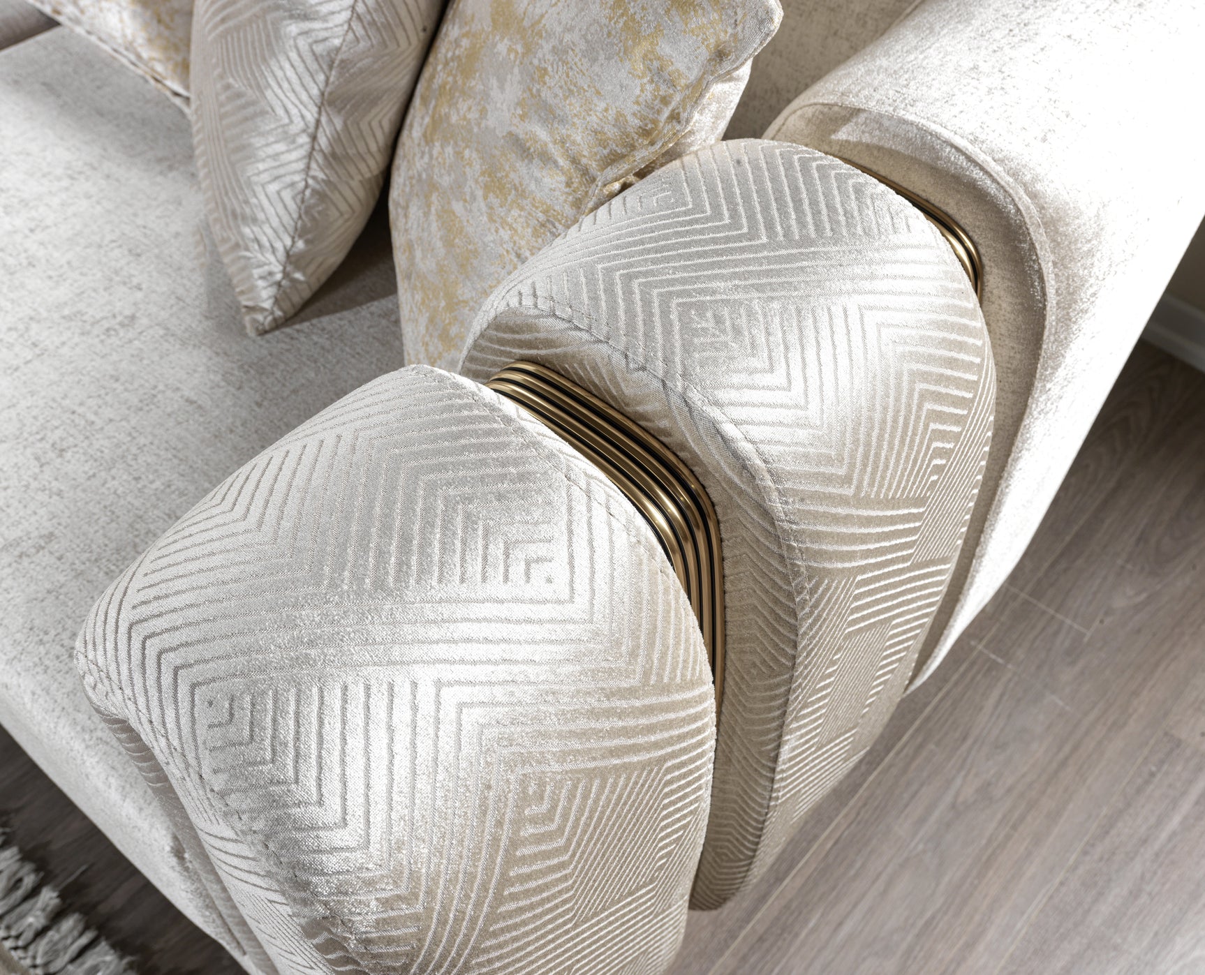 Diamond Ivory Sofa - Ornate Home