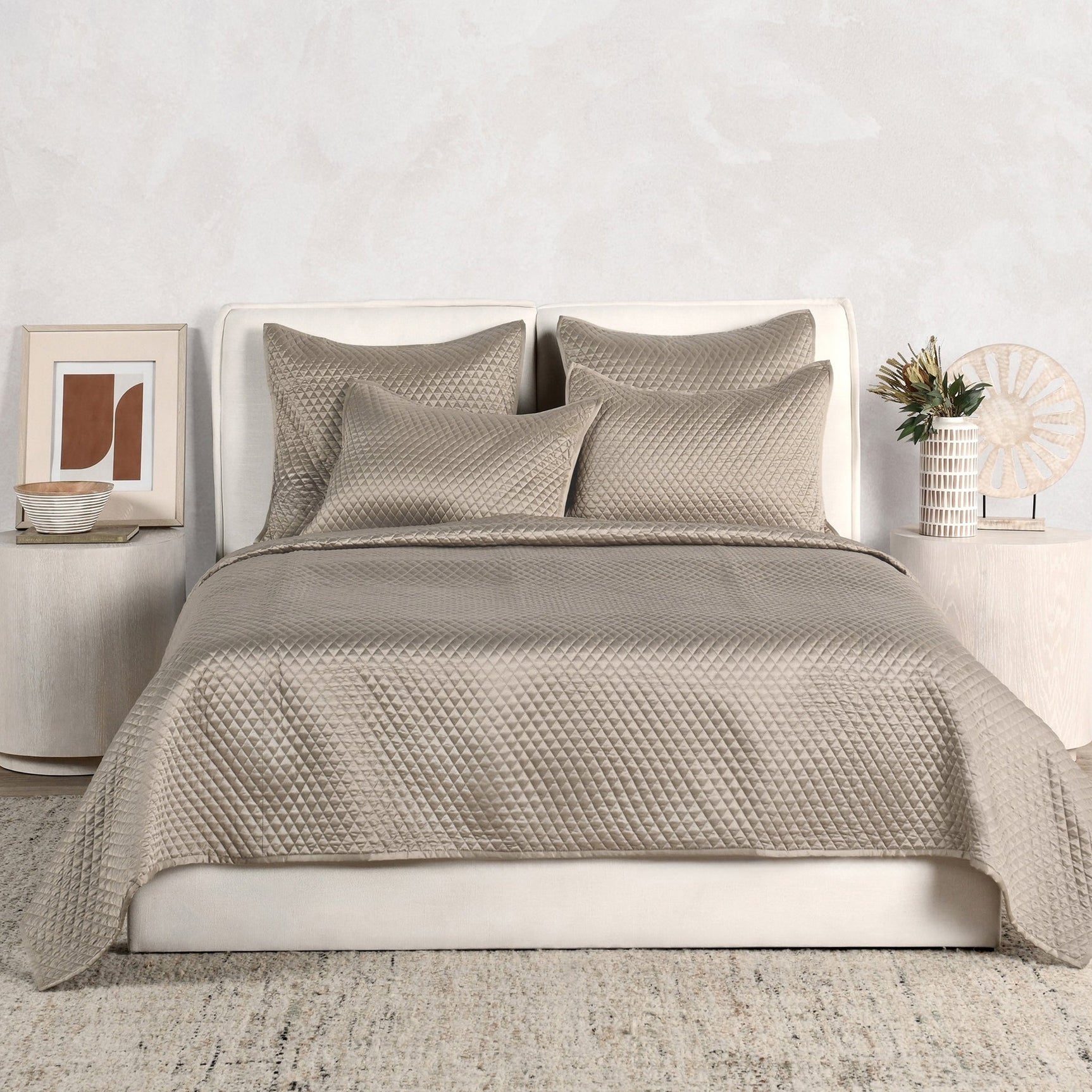 Diamond Pebble Quilt Collection - Ornate Home