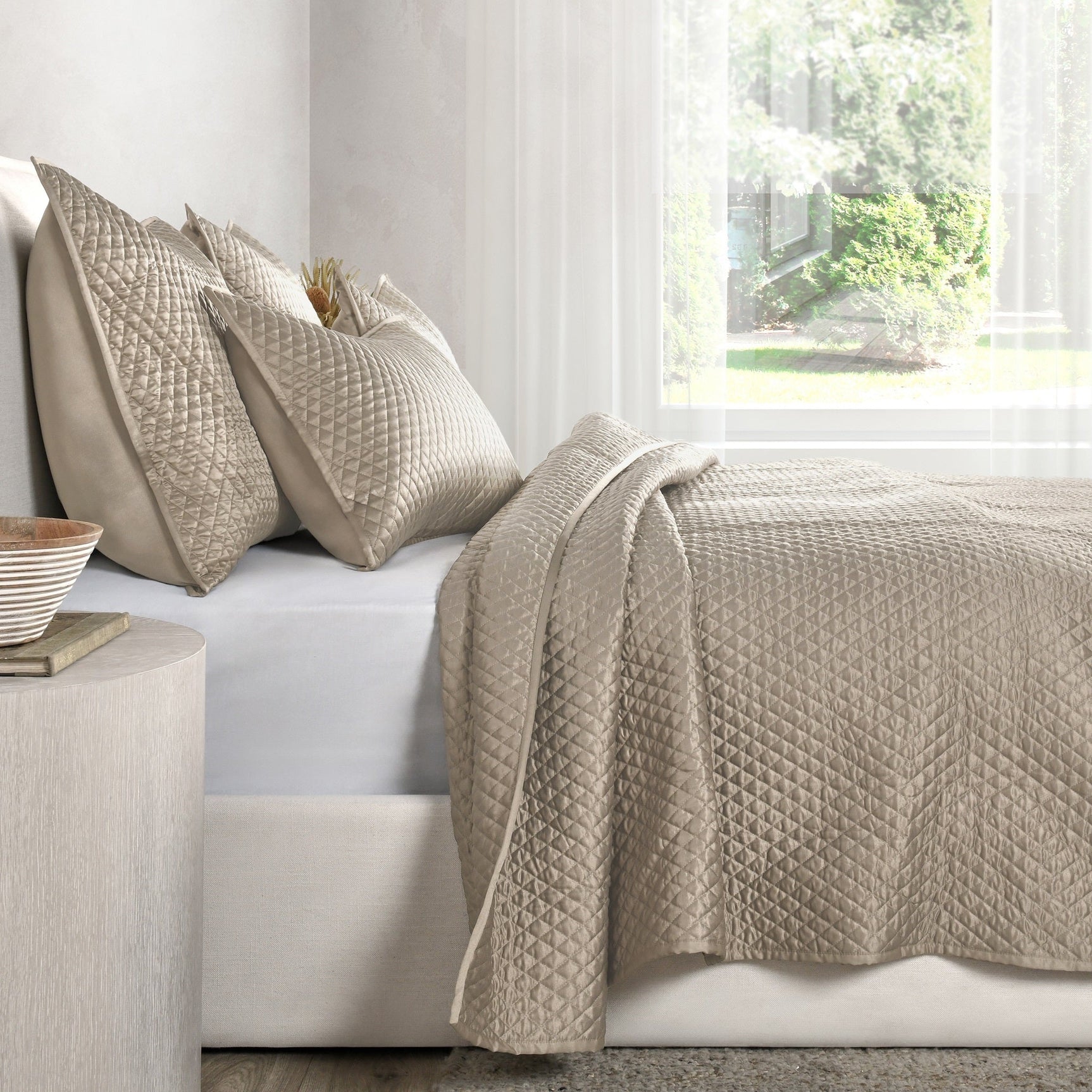 Diamond Pebble Quilt Collection - Ornate Home