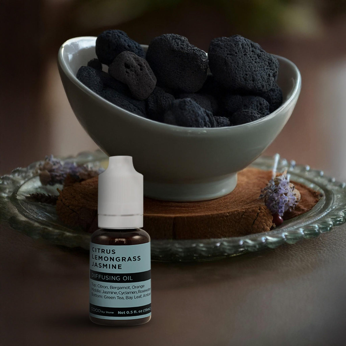 Diffusing Oil (Citrus | Lemongrass | Jasmine) - Ornate Home