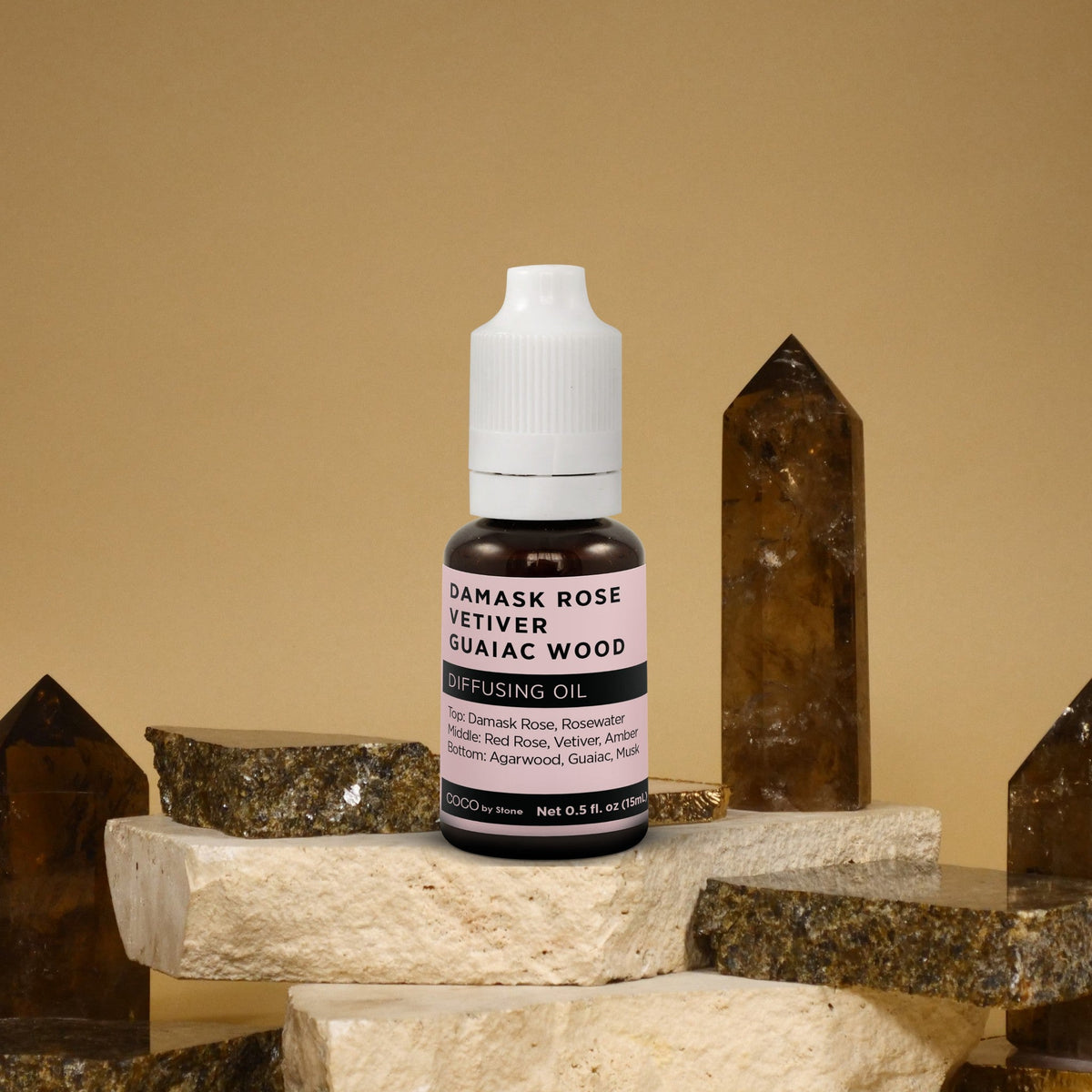 Diffusing Oil (Damask Rose | Vetiver | Guaiac Wood) - Ornate Home