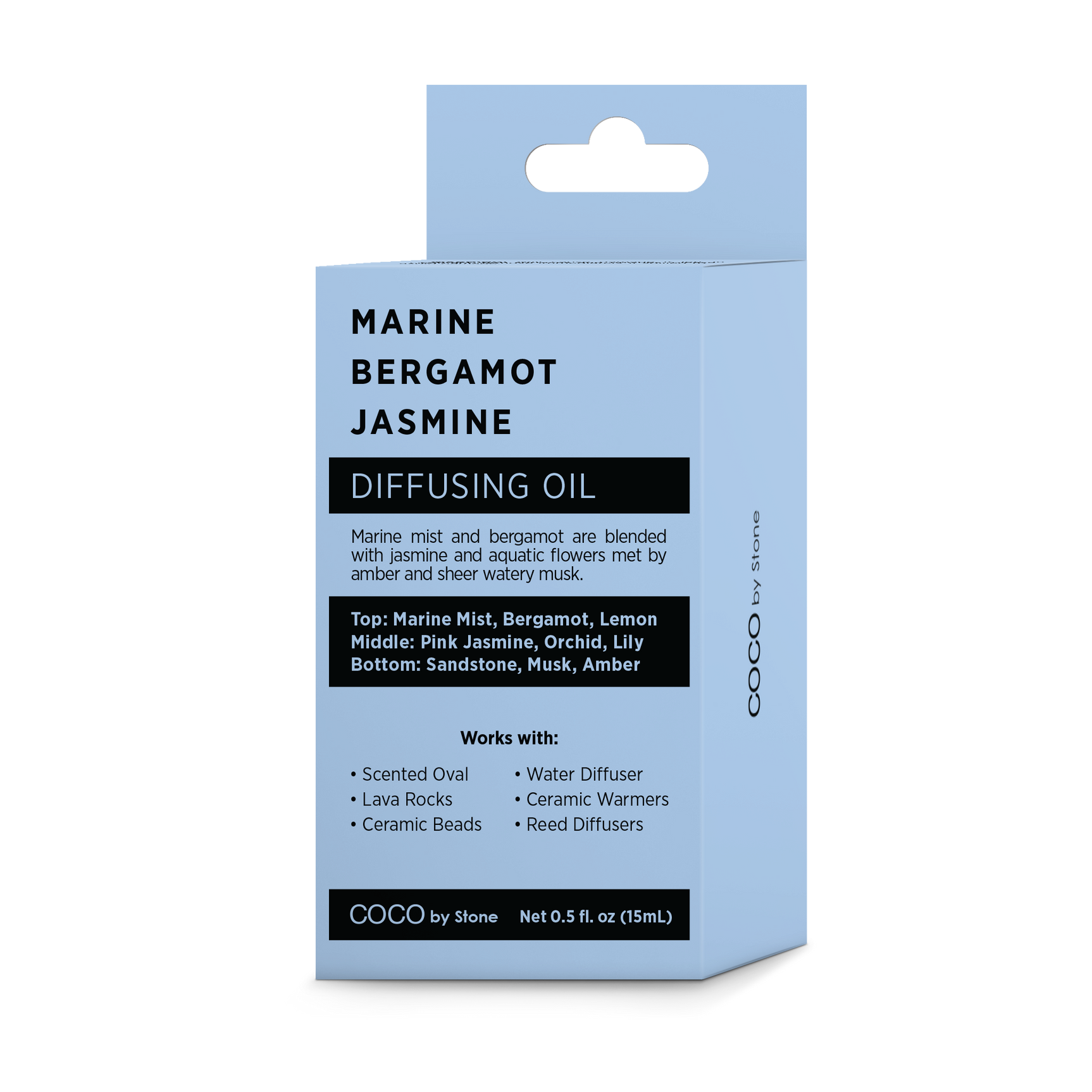 Diffusing Oil (Marine | Bergamot | Jasmine) - Ornate Home
