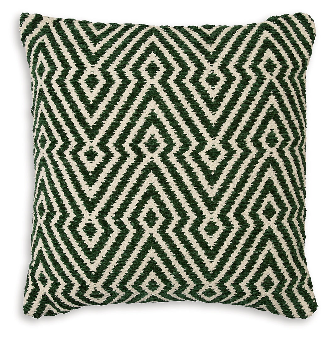 Digover Green/Ivory Pillow (Set of 4) (Online Special Price) - Ornate Home