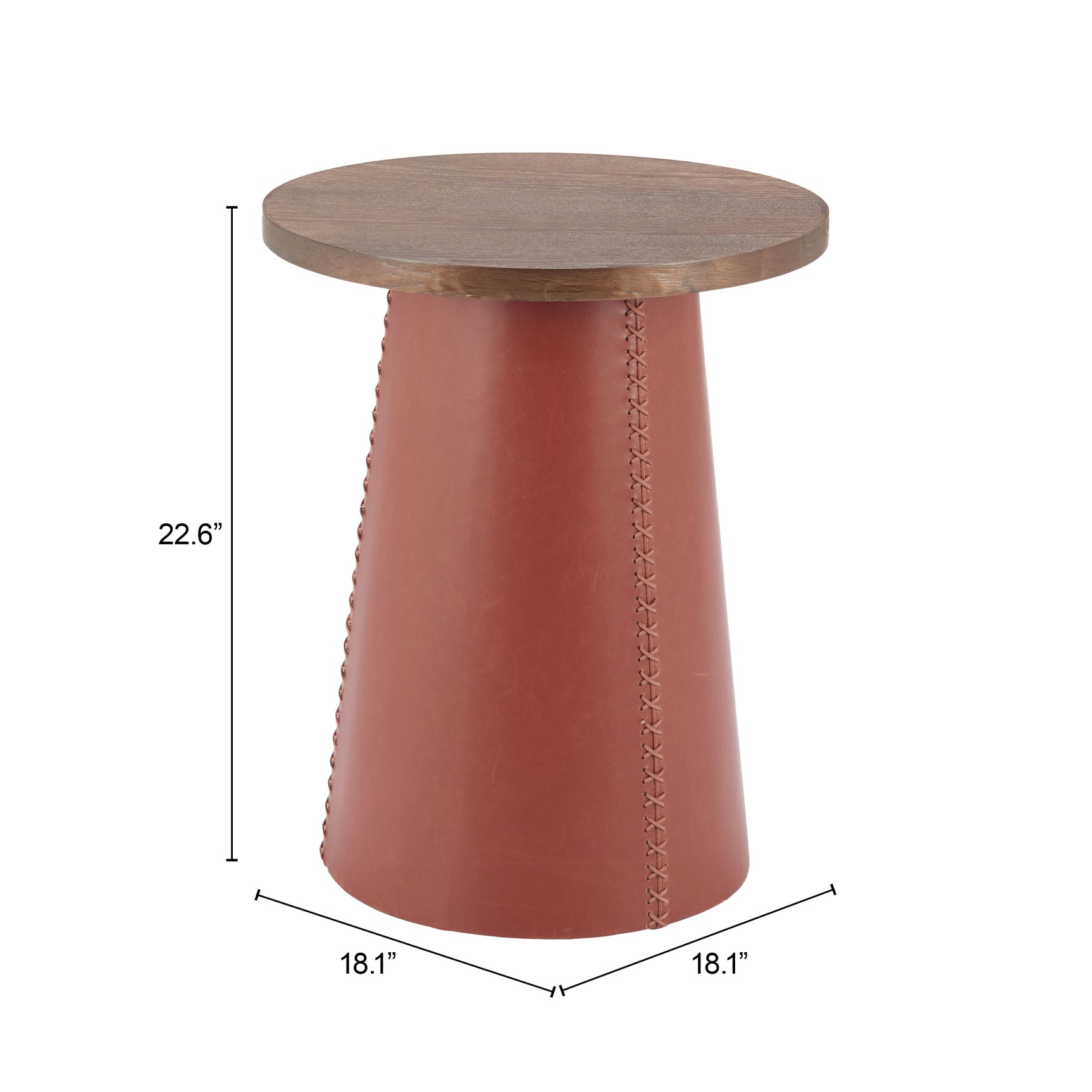 Dikis Brown Side Table - Ornate Home