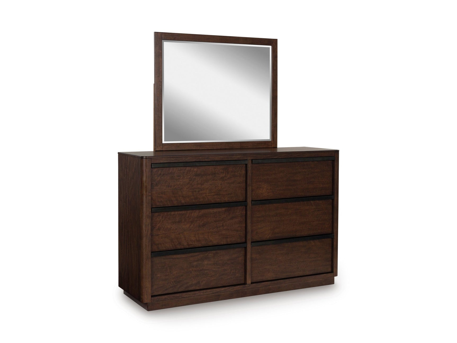 Dilenno Dark Brown Dresser and Mirror - Ornate Home