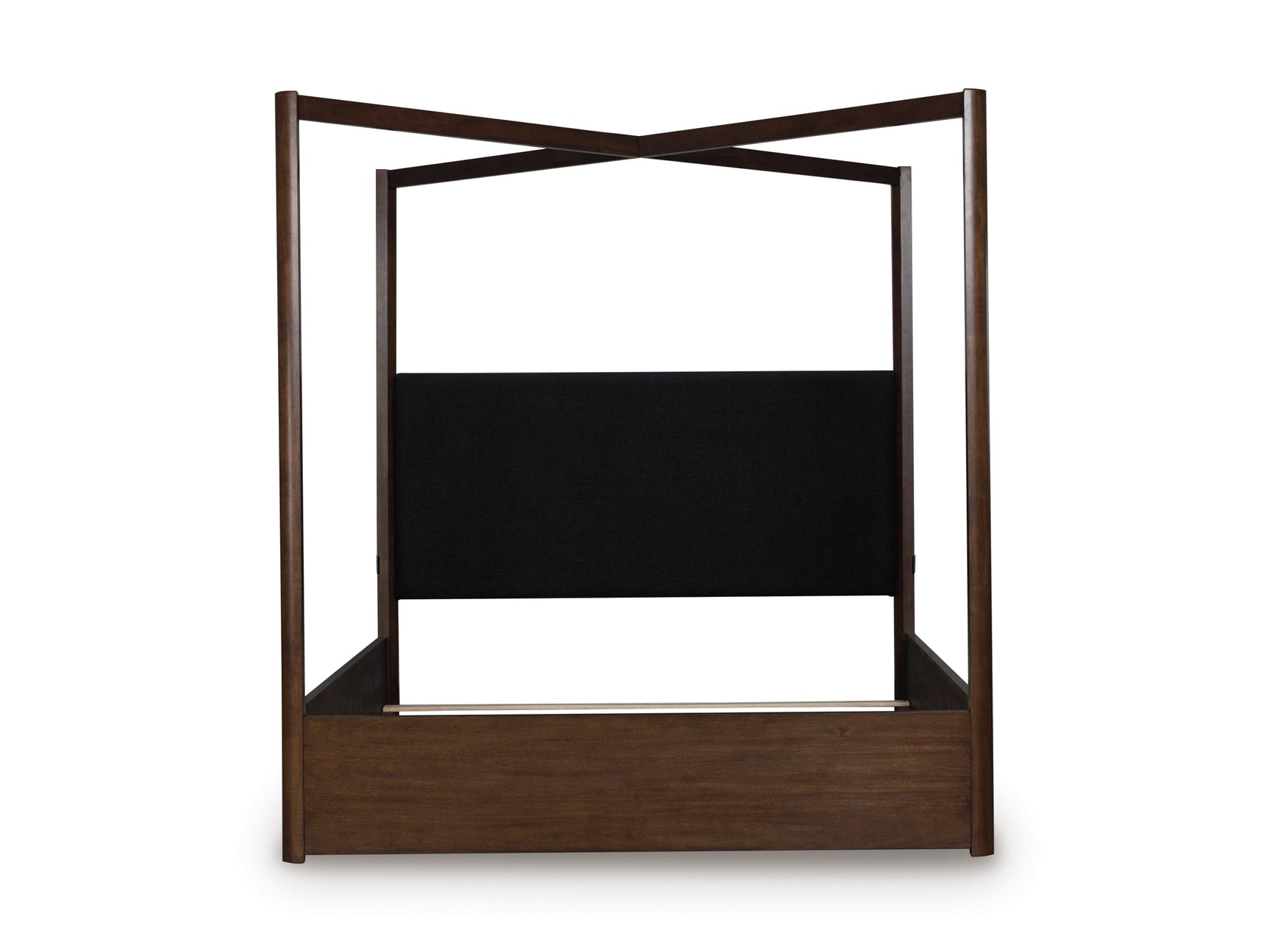 Dilenno Dark Brown King Canopy Bed - Ornate Home