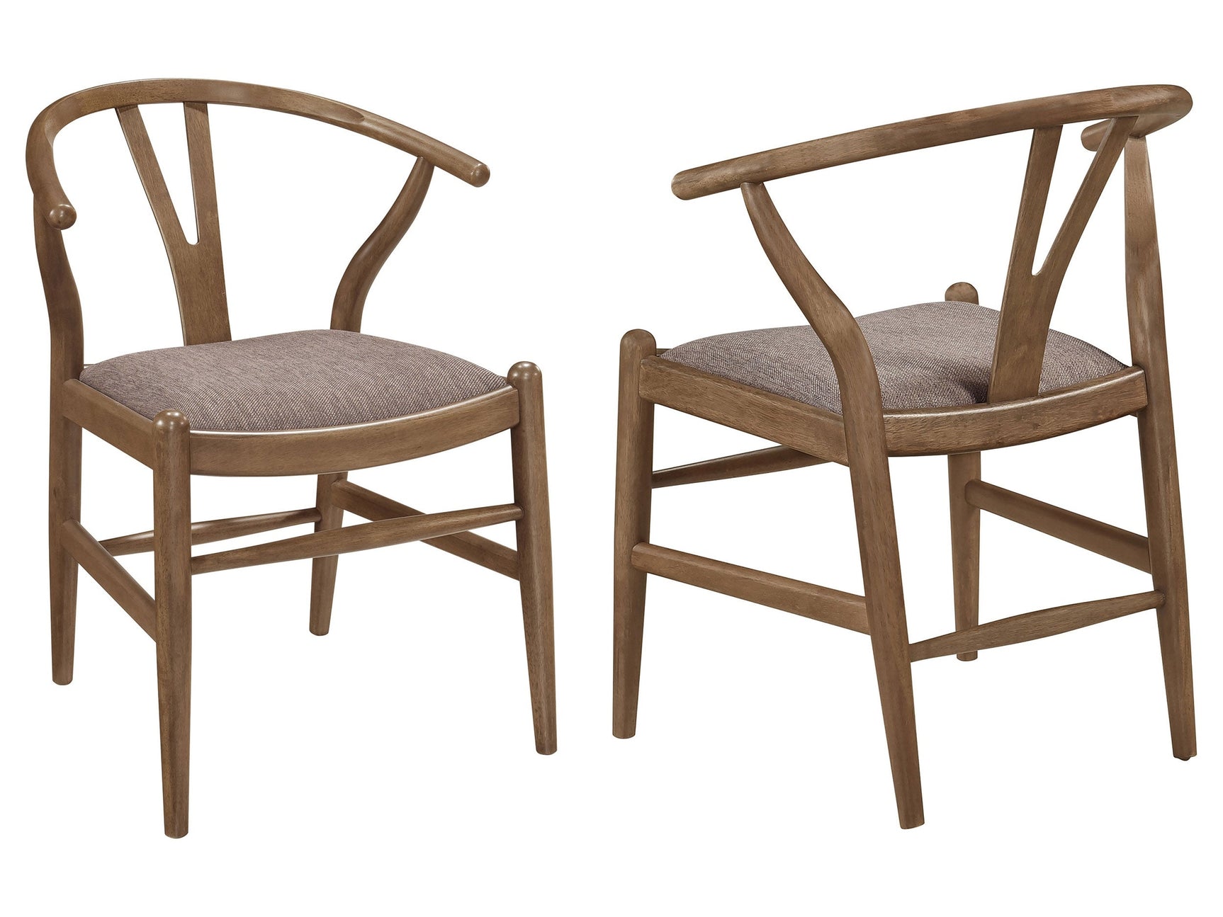 Dinah Walnut Side Chair (Set of 2) - Ornate Home