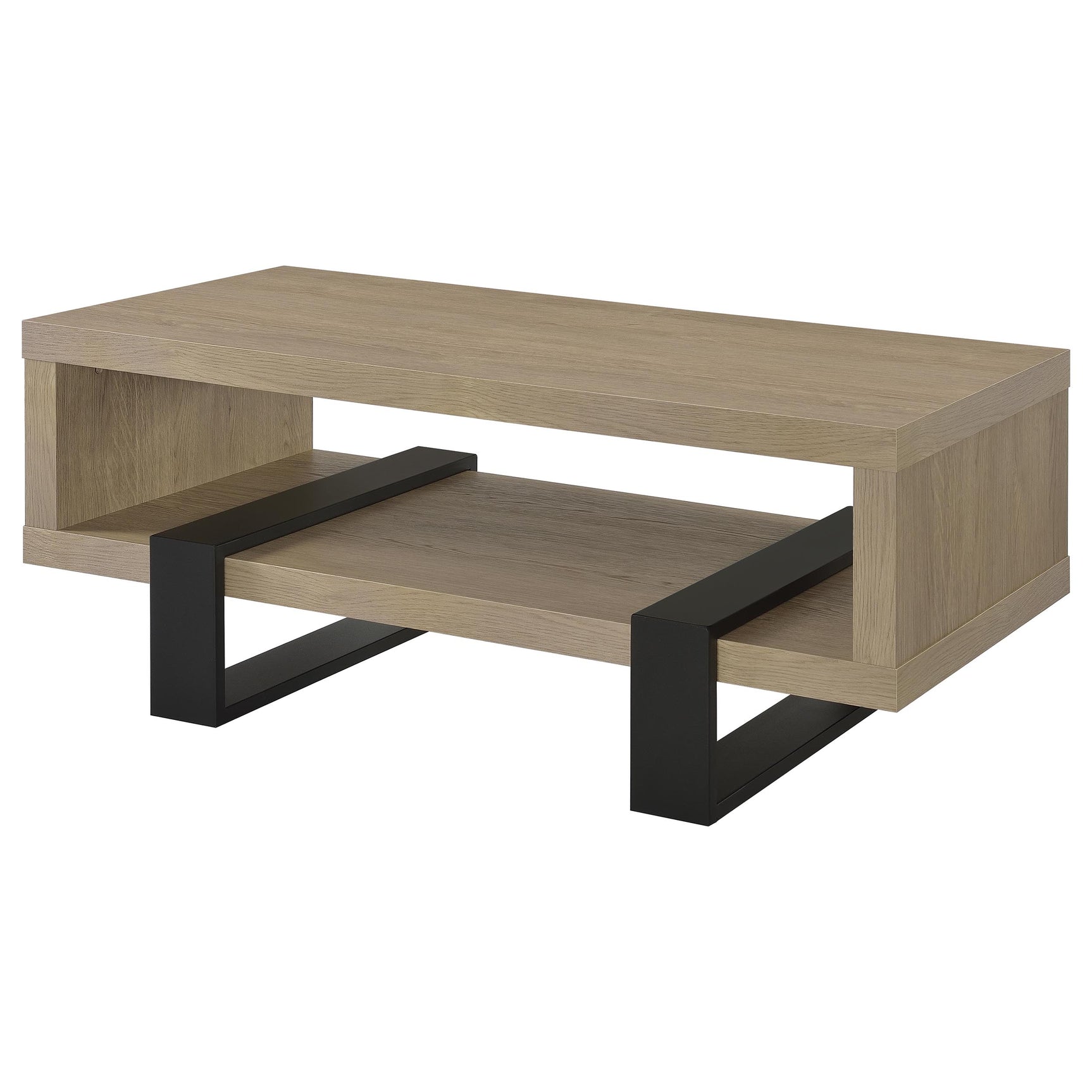 Dinard Latte Engineered Wood Cocktail Coffee Table - Ornate Home
